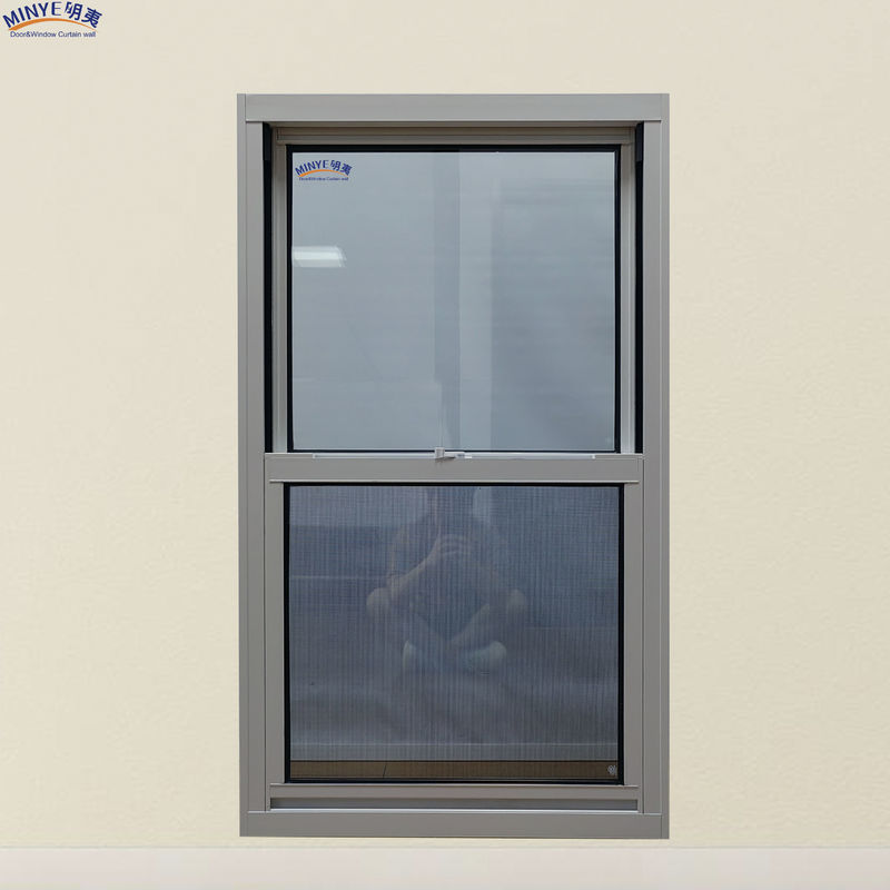Dubbelgehard glas met aluminiumprofiel dubbelhangend venster voor wind- en warmte-isolatie