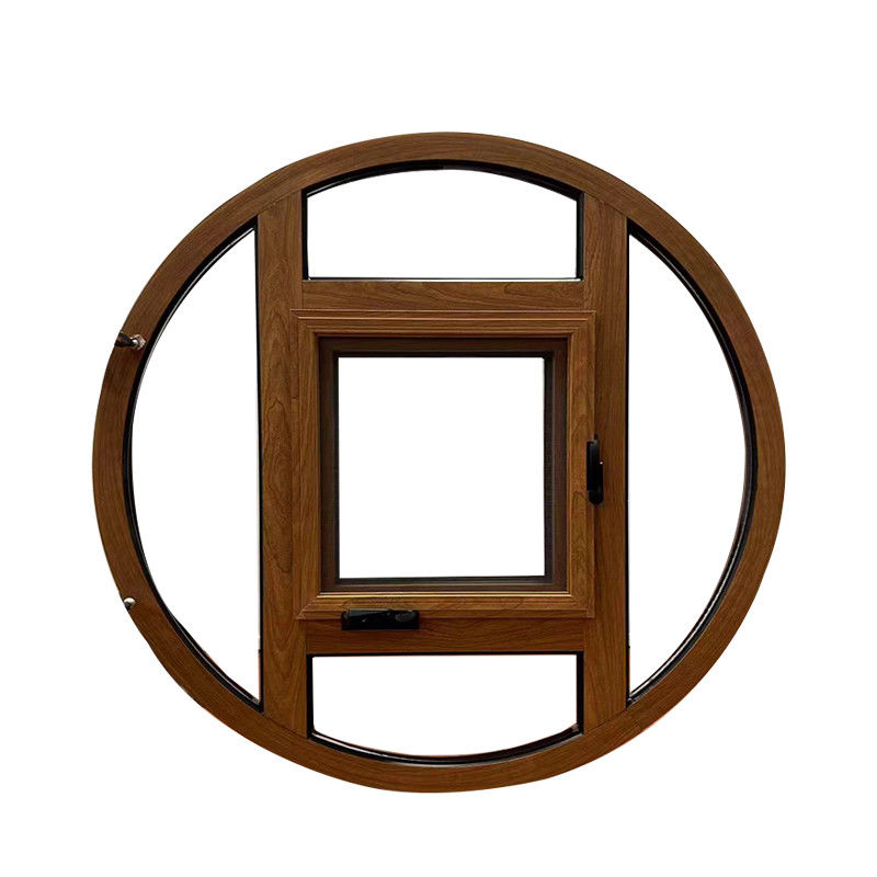 Aluminium legering frame ronde decoratieve bekleding venster voor winddichtheid en ontwerp optie
